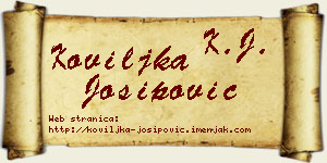 Koviljka Josipović vizit kartica